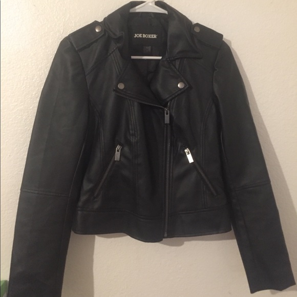 Joe Boxer Jackets & Blazers - Black leather jacket